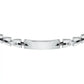 SALS59 Pulsera Hombre Plata y Negro Motown