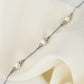 SAER53 Pulsera Cadena con Perlas