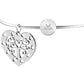 Pulsera semirrígida Corazón Talismanes SAQE34