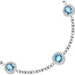 Pulsera Tesori de Plata con Piedras Aguamarinas SAIW96