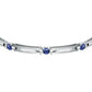 Pulsera de Hombre Urban Steel con Cristales Azules SABH24