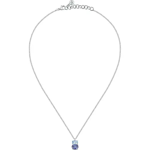 Collar Colores con Cristales Azur y Azul SAVY15