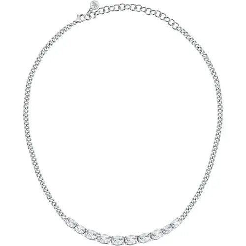 Collar Colores Acero y Circonitas SAVY10