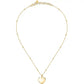 Collana Istanti Dorata con Cuore SAVZ02