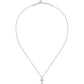 Collar de hombre Motown con cruz de plata SALS77