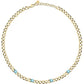 Collar Poético Dorado SAUZ04