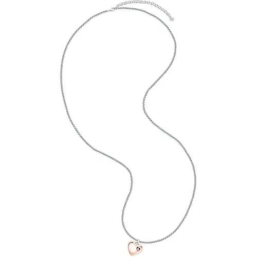 Collana Talismani con Cuore Rosato SAGZ16