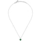 Collana Tesori con Cuore Verde SAIW134