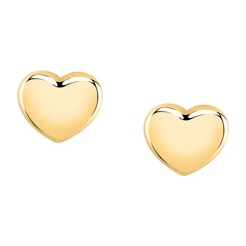 Pendientes Corazón Dorado Instantáneo SAVZ06