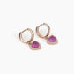 Pendientes Corazón Rosa Love Affair Turmalina 563377