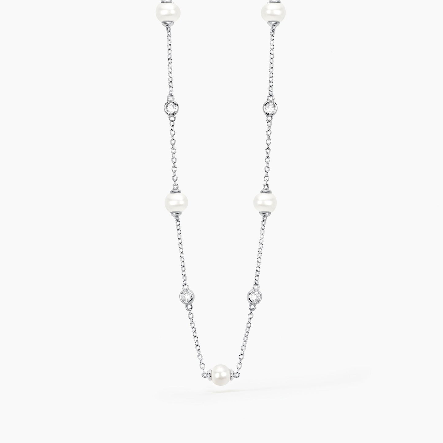 Collana Duchessa Perle e Zircone 553230