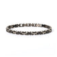 Pulsera de Hombre Tipo Plata y Negro 232331