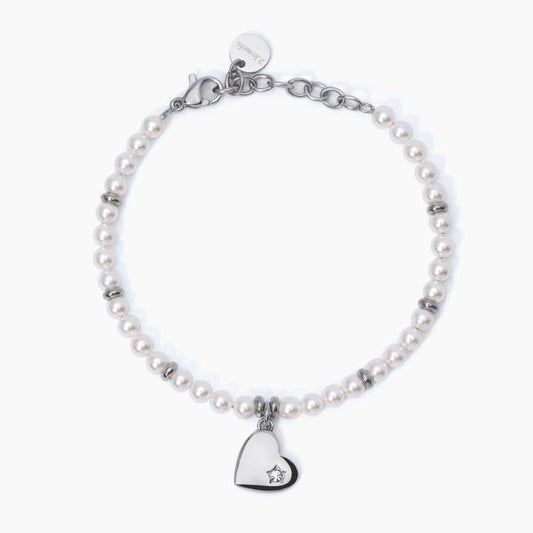 Pulsera con Perla de Concha y Corazón 232339