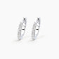 Orecchini a Cerchio Elegant con Zirconi 563137