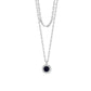 Collar Milano con Colgante Redondo Negro 251719