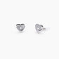 Pendientes Corazón con Cristales Blancos 261373