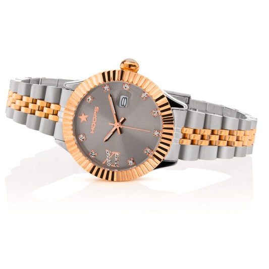 Nuevo reloj de mujer Luxury Diamonds dorado y gris 2619LSRG04