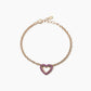 Bracciale Bubble Heart Rosato con Cuore 533547