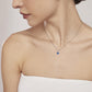 Collana Love Affair Zaffiro Blu Sintetico Cuore 553450
