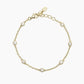 Bracciale Dorato Spotlight Zirconi Bianchi 533559