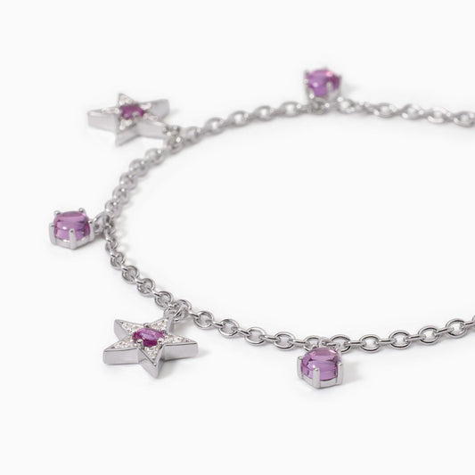 Pulsera Starlet Plata y Rosa 533649