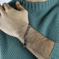 SKR28 Pulsera de hombre con cruz de acero