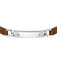 Pulsera Moody de Acero y Marrón para Hombre SQH45