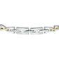 SALS58 Brazalete Motown de acero y oro para hombre