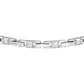 SALS78 Brazalete Motown de acero y negro para hombre
