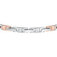 SALS79 Brazalete para hombre Motown de acero y rosado