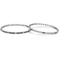 Pulsera Hombre Tennis Plata y Negra SATT11