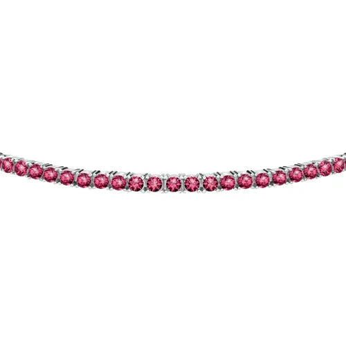 Pulsera Tesori de Plata con Circonitas Rojas SAIW103