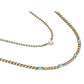 Collar Poético Dorado SAUZ04
