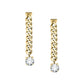 Pendientes Colgante Dorado SAUZ08
