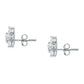 Pendientes Tesori con Flor y Circonitas SAIW126