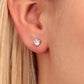 Pendientes Tesori de Plata con Piedra Blanca SAIW99
