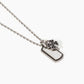 Collana Uomo Con Piastra e Quadrifoglio Nero 553473