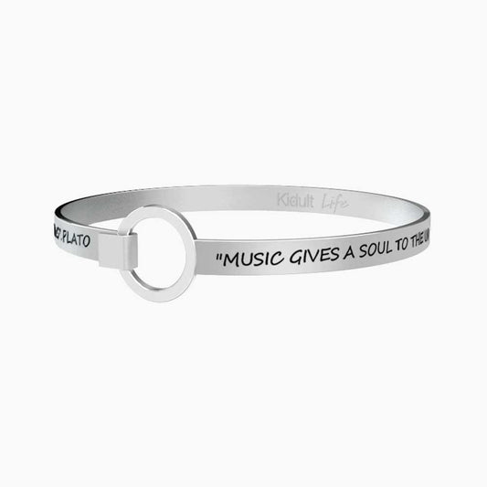 Music Gives a Soul Plato Pulsera 731250 