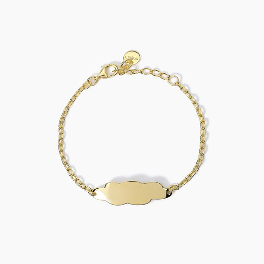 Pulsera Bebé Con Placa En Forma De Nube 533601