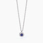 Collana Milanesienne Zaffiro Blu Sintetico 553494