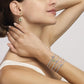 Orecchini Starlet Dorati cn Stella Agata Verde e Zirconi 563556