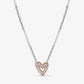 Collana Cuore Asimmetrico 380089C01-45