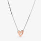 Collana Cuore Asimmetrico 380089C01-45