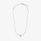 Collana Cuore Asimmetrico 380089C01-45