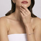 Bracciale con Charm Bianchi e Rosa Secret Garden 533659