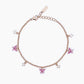 Bracciale con Charm Bianchi e Rosa Secret Garden 533659