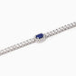 Bracciale Tennis con Zaffiro Sintetico Ovale Cool Or Rétro? 533666