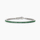 Bracciale Tennis con Smeraldi Tennis Club 533668