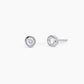 Orecchini Punto Luce 4mm in Argento Shiny 563601