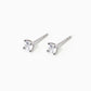 Orecchini in Argento con Punti Luce 3,50mm Shiny 563607
